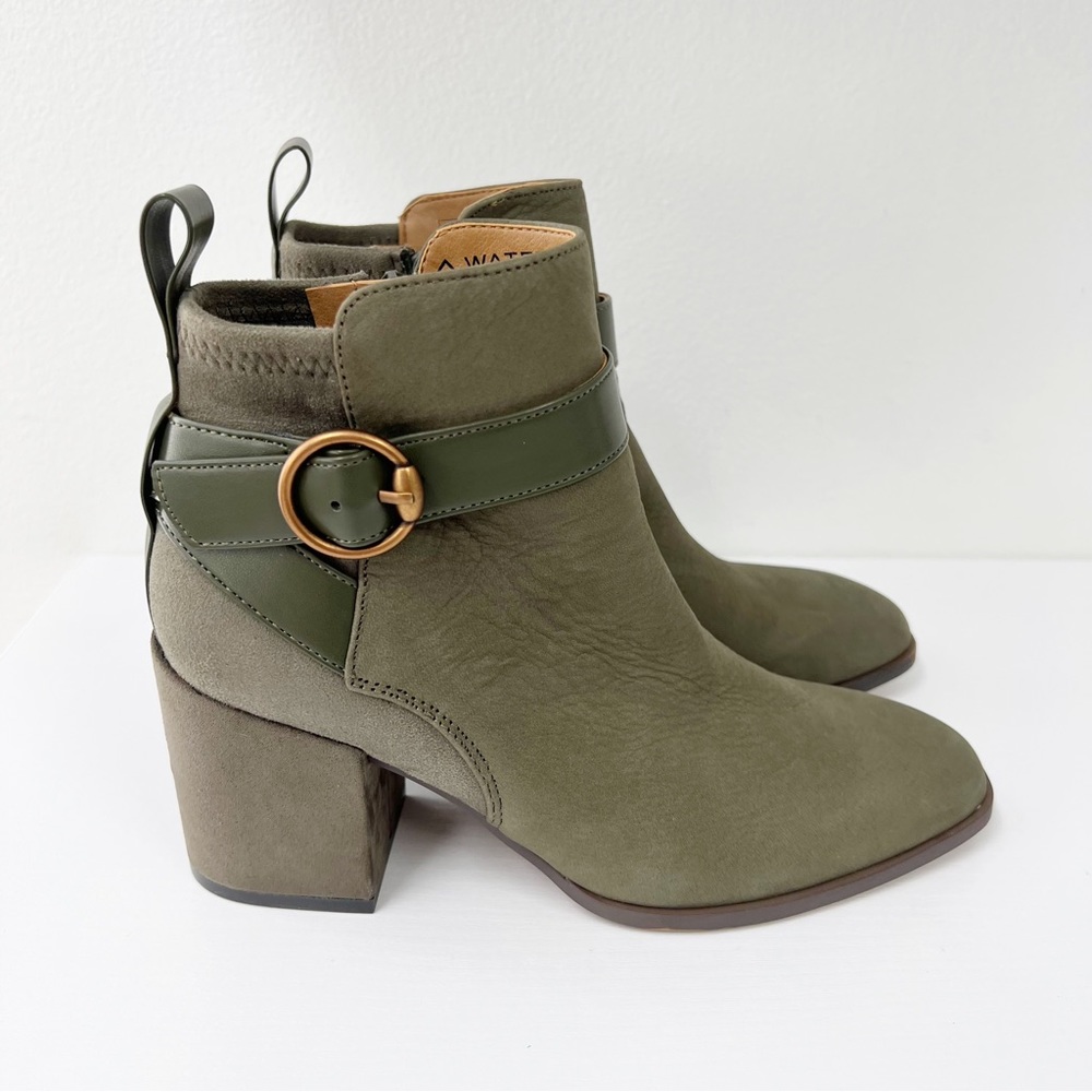 Vionic Tenley Women's Mid Shaft Ankle Boot Olive 6.5 - Picture 4 of 6